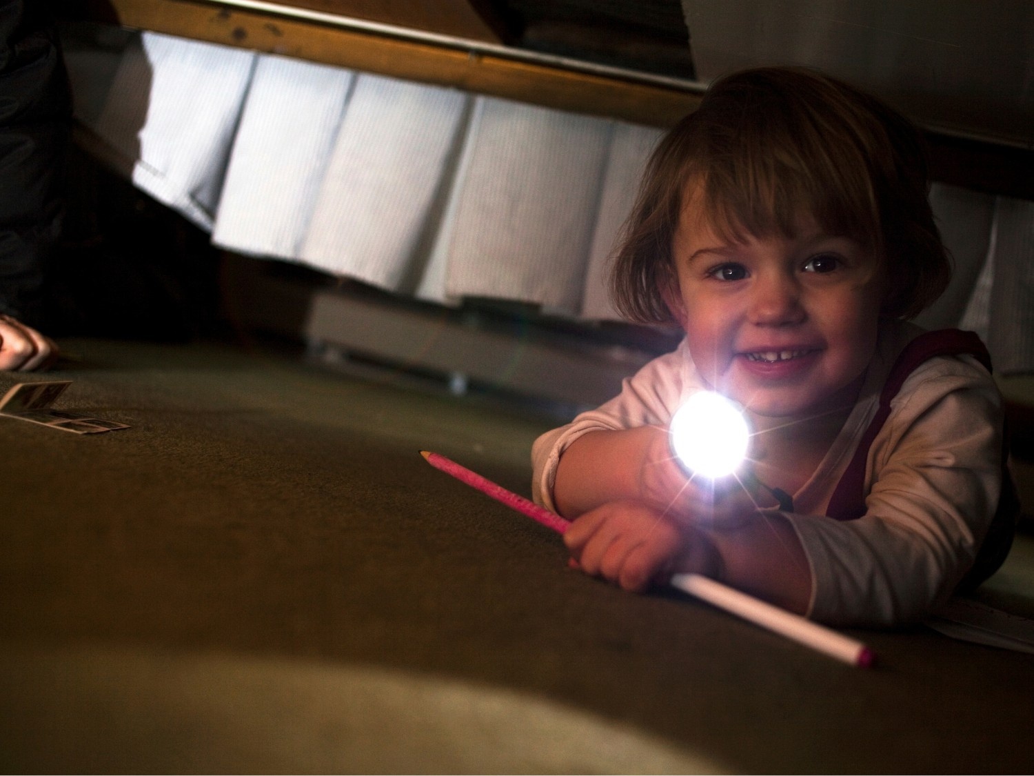 Linterna con filtro suave