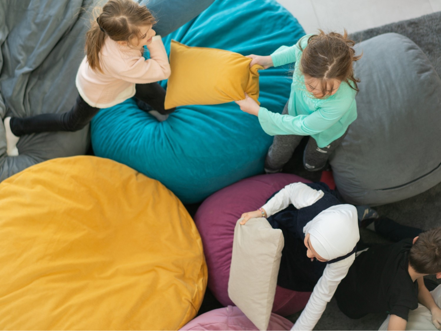 Camino de almohadones