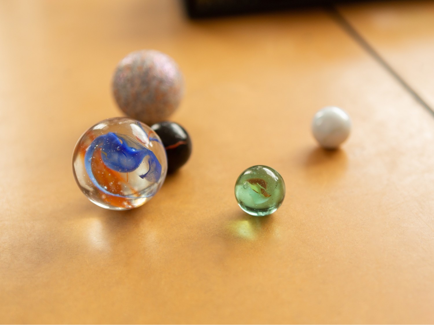 Pista de canicas lenta