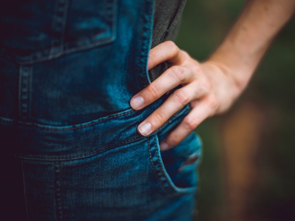 Ancla de textura en bolsillo