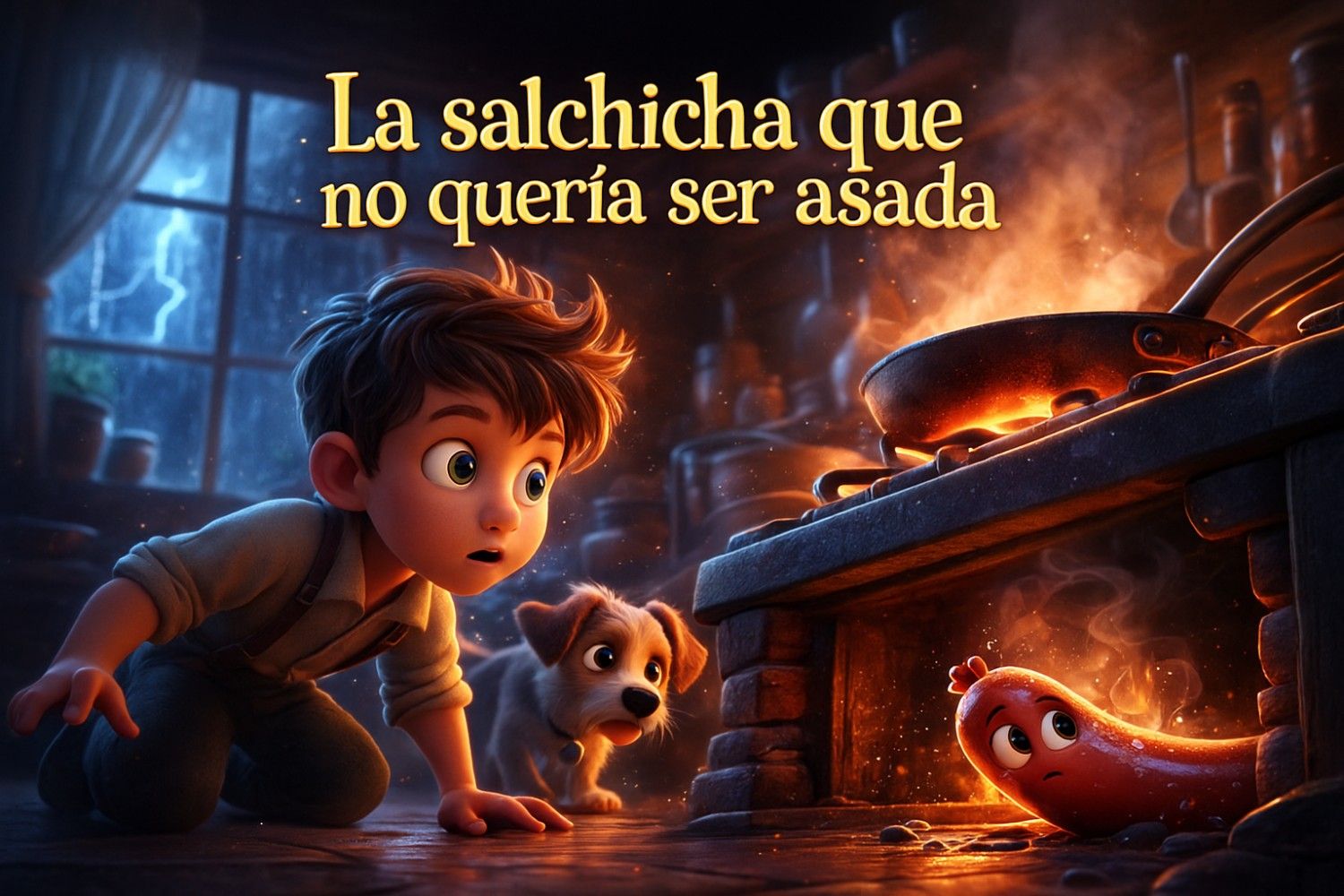 La salchicha que no quería ser asada