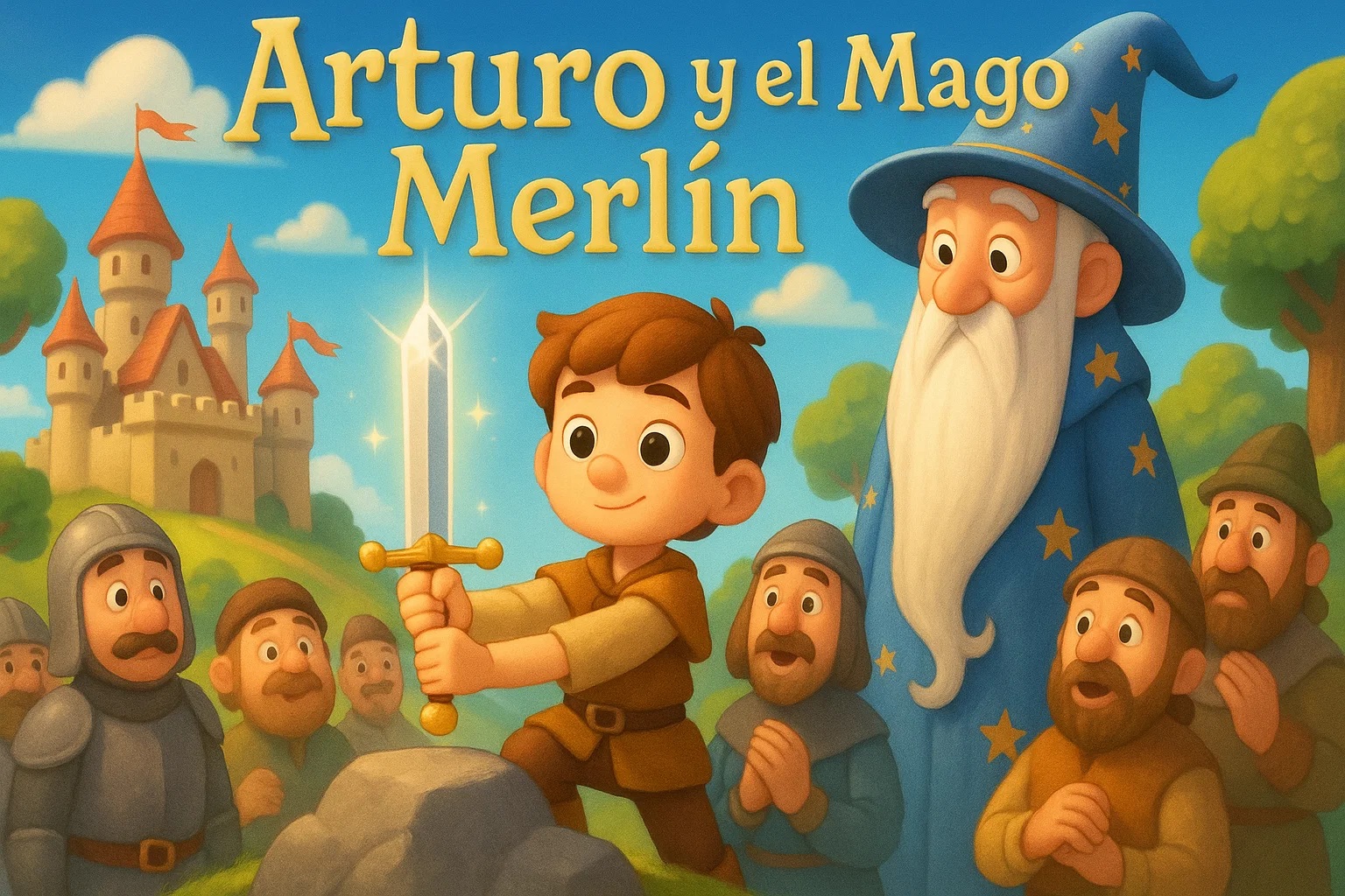 Arturo y el Mago Merlín