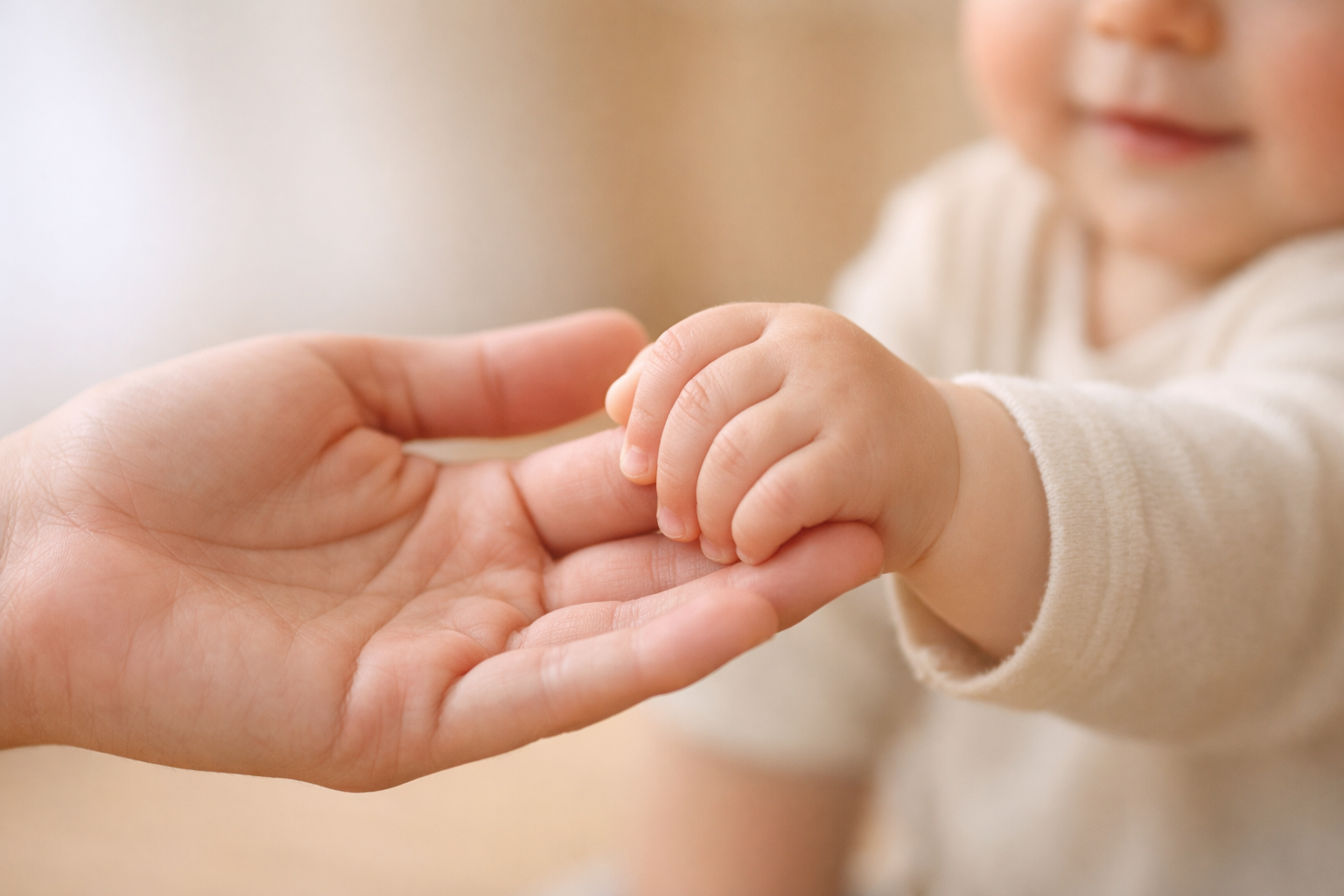 ✊ ¿Quieres apretar mi dedo o mi mano?