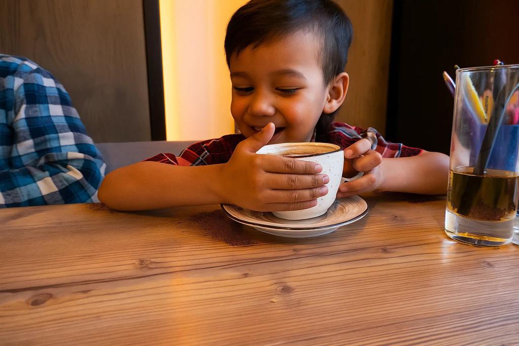 🌞 ¿Está caliente o frío? (tocando agua, la comida o la ventana)