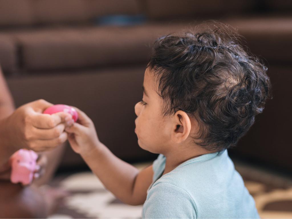 Imaginación guiada con objetos blandos