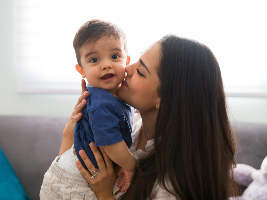 Secuencia de “besitos tranquilos”
