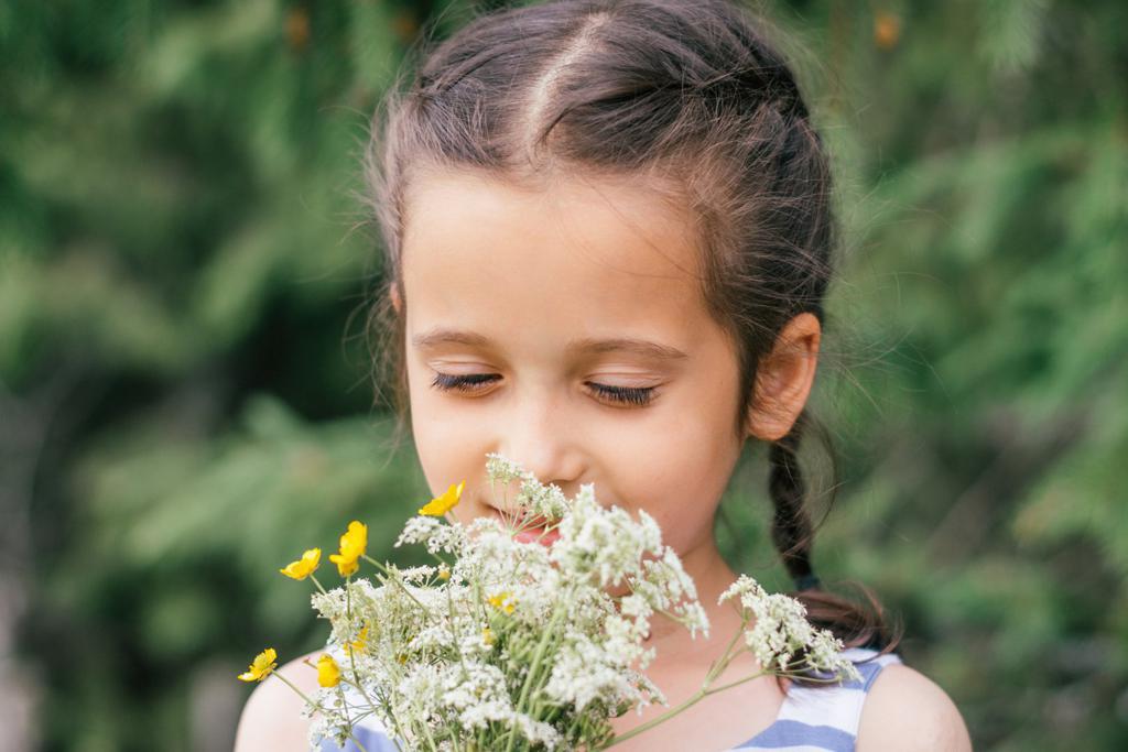 Respiración de flor