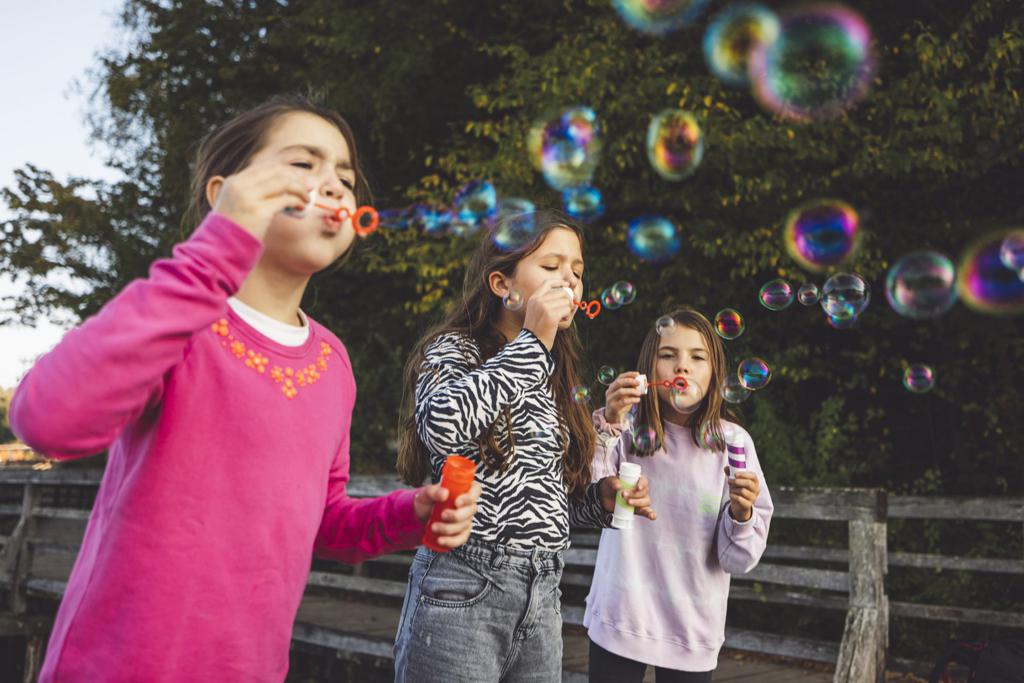 Respiración con burbujas imaginarias