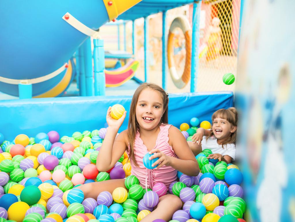 Descanso sobre pelotas blandas