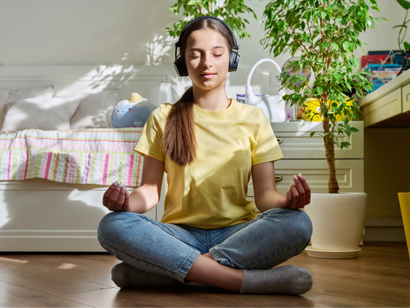 Respiración al ritmo de una canción tranquila