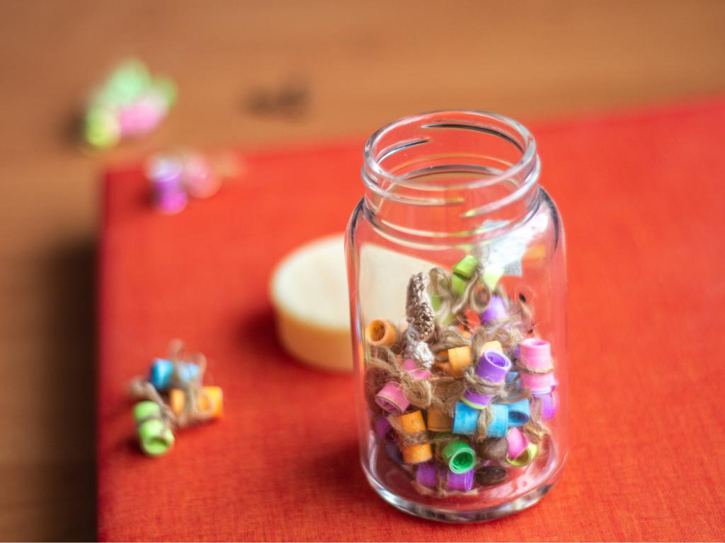 Crear un frasco de pensamientos positivos