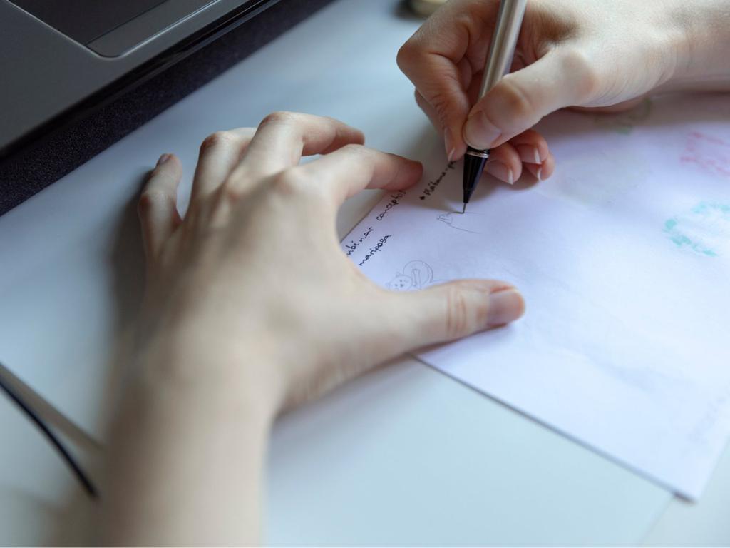 Escritura de cartas que no se envían